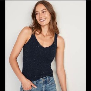 NWT Old Navy Speckled Yarn Sweater Tank New M Tall